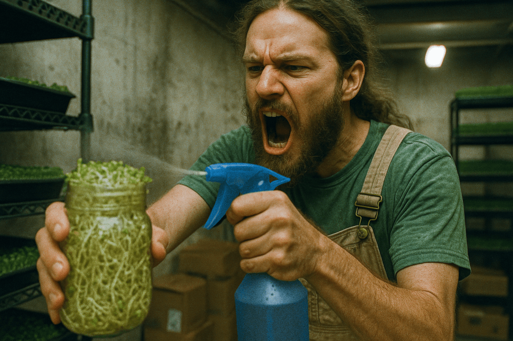 Guerrilla Journalist Catches ‘Farm Stop Collective’ Abusing Alfalfa&nbsp;Sprouts