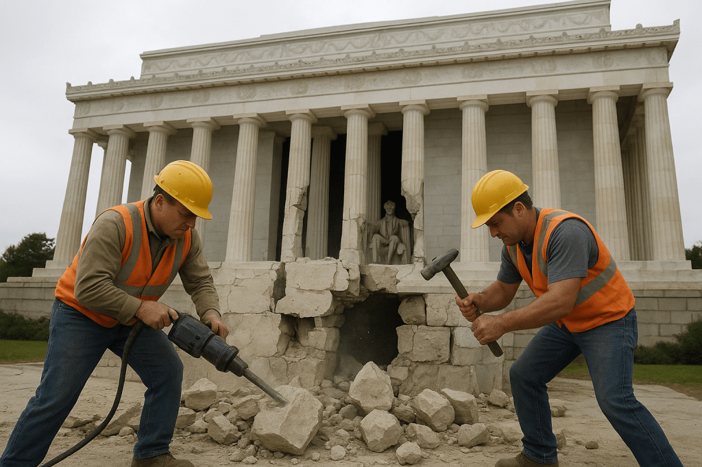 Trump Vows to Purge DC of “Woke” Bloomington&nbsp;Limestone