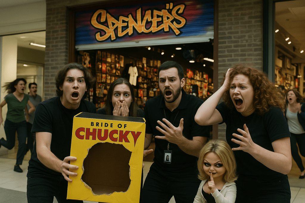 Pure Terror at Spencer’s Gifts as Bride of Chucky Box Found&nbsp;Empty