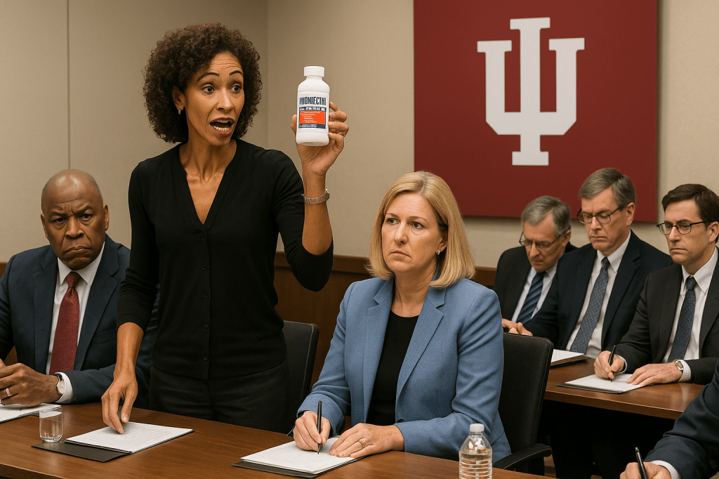 Sage Steele Spends Entire IU Trustees Meeting Hawking&nbsp;Ivermectin