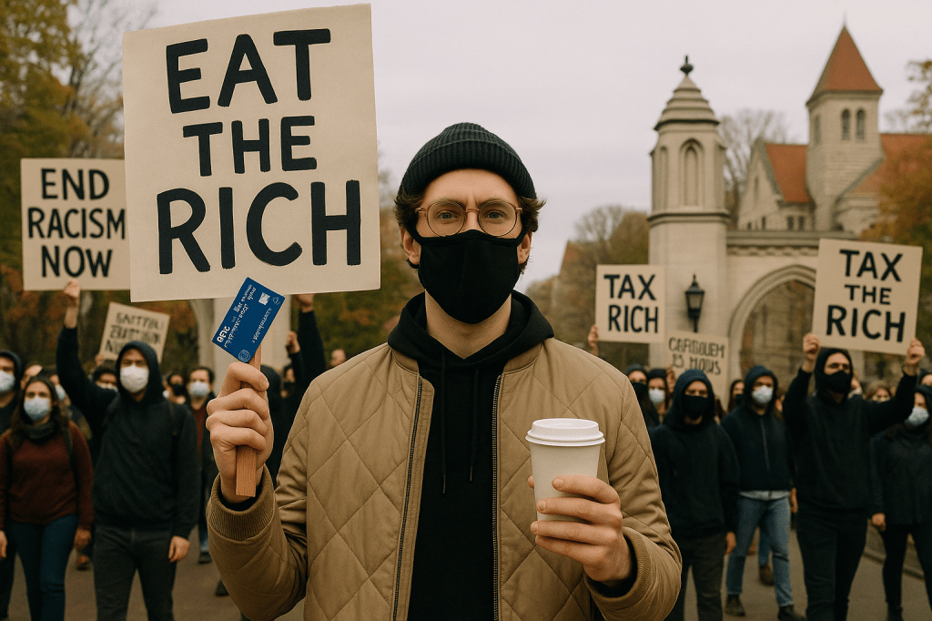 Anti-Capitalist Puts Protest Supplies on Dad’s Credit&nbsp;Card