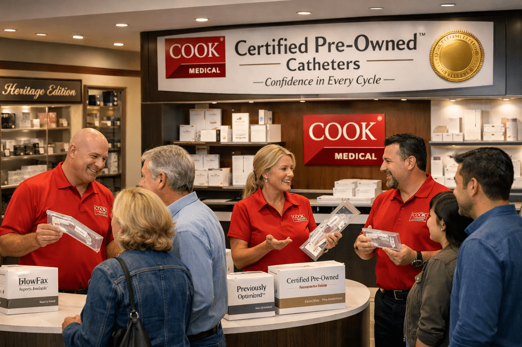 Cook Launches ‘Certified Pre-Owned’ Line of Legacy Catheters