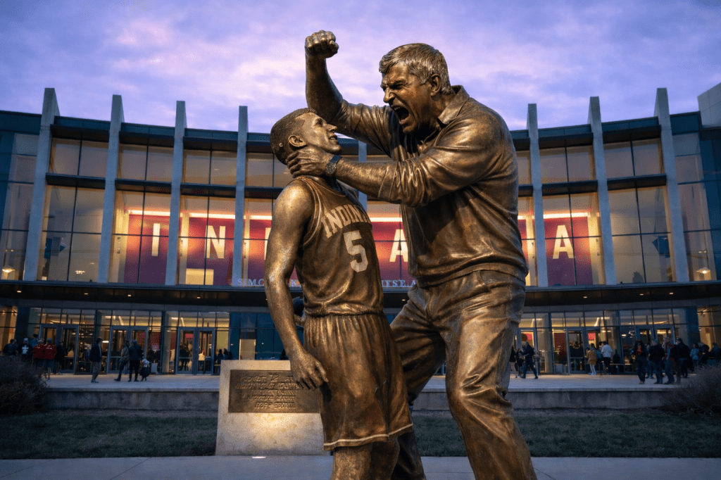 IU to Build Statue Honoring Bob Knight Choking Neil&nbsp;Reed